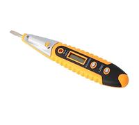ZAICOLER Digital Display Voltage Tester Pen for Quick AC/DC Detection with LED Function for Electricians Portable Handy Size