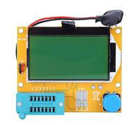 ZAICOLER Digital Transistor Tester, Transistor Tester Multifunctional Resistor Capacitor Diode Triod Capacitance Checker Graphical LCRT4 SCR Meter 12864 LCD