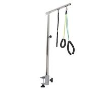 ZAICOLER Dog Grooming Table, 35in Foldable Dog Grooming Arm Grooming Loop Noose and No Sit Haunch Holder Grooming Table For Dogs At Home Dog Grooming Harness For Small and Medium Dogs