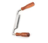 ZAICOLER Draw Shave Tool, Draw Debarking Tool, Straight High Speed Steel with Rosewood Handle, Ideal for Woodworking Bark Peeling & Shaping
