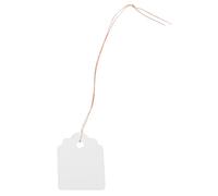 ZAICOLER Durable 200pcs PVC Hanging Flower Label Marker Sign Set for Easy Plant Identification in Greenhouses (White)