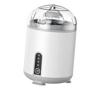 ZAICOLER Electric Egg Scrambler, Efficient Mixing Uniform Rotation Multifunctional Portable Kitchen Tool with Lithium Battery, for Mixing Egg Yolk and White Sauces (White)