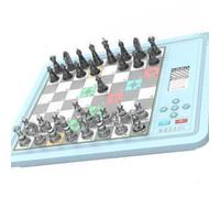 ZAICOLER Electronic Chess Set Intelligent with Light Up Design for Kids Adults Beginners Portable Magnetic Board Game (Blue)