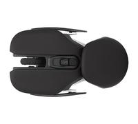 ZAICOLER Ergonomic Wireless Mouse Inbuilt Battery Adjustable DPI Electroplating Process Integrated Design Gaming Mouse for Gaming Computer Mice Ergonomic Aluminum (Black)