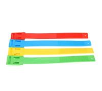 ZAICOLER Farm Livestock Equipment 4Pcs Reusable Cattle Cow Identification Tape, Convenient Herd Classification, Quick Identification, Green Yellow Blue Red, 13.9 X 1.2 X 0.16in