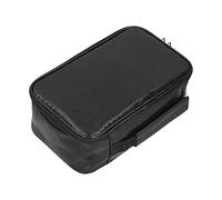 ZAICOLER Fireproof Certificate Storage Bag with Lock for Organized File Passport Money Storage (Black)