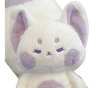 ZAICOLER Fox Doll Cute Soft Plush Stuffed Animal Toy for Kids Birthday Present 60cm Full Length for Sleeping,Reading,TV Watching Plush Material 4 Colors (Purple White Full Length 60cm)
