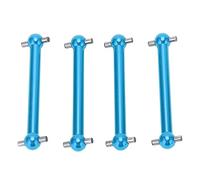 ZAICOLER Front and Rear Universal Dog Bone Drive Shaft Set for TT02B 1/10 RC Car, Upgrade Parts Made of Aluminium Alloy, Perfect Replacement to Improve Overall Performance, 4pcs Pack (Blue)