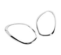 ZAICOLER Front Headlights Frame Durable Trim Cover for R60, Stylish Decorative Head Lamps Frame for John Fit for Cooper Works ALL4 2013-2016, 2PCs ABS Material Replacement for Submodel Base, S, S