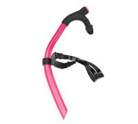 ZAICOLER Front Snorkel Breathing Tube Detachable Diving Training for Adults Teens, PVC Silicone Snorkel for Snorkeling Diving, Pink 18.7in (Pink)