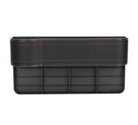 ZAICOLER Gaps Organizer Durable ABS Plastic Material Car Organizer Box Prevent Items Falling Between Seats Easy Install for and Organized Car Space for Smartphone Wallet Keys Cards Coins Black ABS