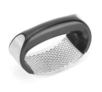 ZAICOLER Garlic Crusher Premium Stainless Steel Manual Squeezer Mincer Chopper Kitchen Gadget for Easy Cooking Enthusiasts Black Size: 4.3x2x2.7in