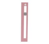 ZAICOLER Geometry Compass Ruler Clear Scale Adjustable Two in One Drawing Compass Straightedge Learning Tool for Students Plastic 6.7 X 1.2 X 0.2in (Pink)