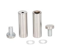 ZAICOLER Glass Standoff Bolts, 12 Set Advertising Screw Kit 19x60mm Stainless Steel Sign Standoff Screw Mounting Glass Hardware Stand Off Wall Mounts Acrylic Sign Stand for Acrylic Photo