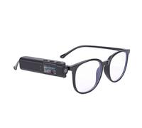 ZAICOLER Glasses Camera, 2.7K HD Video Recording 110 Degree Wide Angle 12MP WiFi with Dual Directional Mic Noise Reduction, for Business Meetings Skiing Cycling Outdoor Sports (Black)