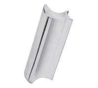 ZAICOLER Guitar Slide Bar Stick Picks, Stainless Steel Metal Antirust Solid Instrument Accessories with Larger Radius for Comfortable Extension & Vibrato (Silver)