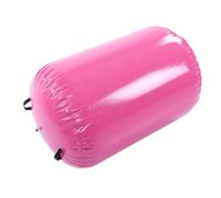 ZAICOLER Gymnastics Air Roller 0.7x0.9m Improve Skill Development with a Manual Pump Reinforced Seams Inflatable Tumbling Roller with PVC Water Resistance Fabric Various Training (Roseate)