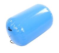 ZAICOLER Gymnastics Air Roller 0.7x0.9m Improve Skill Development with a Manual Pump Reinforced Seams Inflatable Tumbling Roller with PVC Water Resistance Fabric Various Training (Blue)