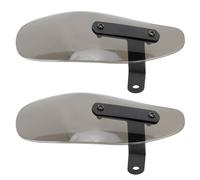 ZAICOLER Hand Guard, Universal Fit Windproof Durable Protector Reduce Wind, Comfortable Riding for Most Motorcycles Electric Bike, ABS Metal (Smoky)