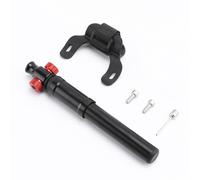 ZAICOLER High Pressure Bike Pump Portable Inflator with Dual Valve Lightweight Aluminum Structure for Quick Tire Inflation on the Go (Black)