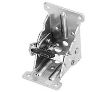 ZAICOLER High-Quality 90° Folding Hinge for Table Chair Legs Aluminum Alloy Self-Locking 1 Pc Wear-Resistant 120° Rotation 0.2" Limited Space Saving