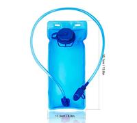 ZAICOLER Hydration Bladder, Water Storage Bladder Bag Auto Lock Tube 3L Hydration Hiking, Camping, Biking, Water Sports