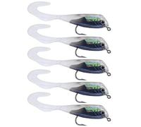 ZAICOLER Ice Fishing Artificial Long Take/Attempt Winter Bait Lure for Attracting Fish, Durable Soft Silicone Material for Lure Lovers, 5 Pack Ice Fishing Tackle for Enthusiasts (3#)