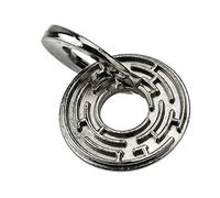 ZAICOLER IQ Teaser Intelligent Puzzle Lock Buckle - Durable Alloy Maze Lock for Adults, Portable Stress Reliever, 6.5 * 5 * 2cm