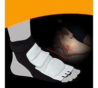 ZAICOLER Karate Boxing Taekwondo Foot Protector Flexible Slip Resistant Guard for Speed Bag Training, 2 X L/XL Taekwondo Foot Protector in Black And White Color Combination (XL 38-39)