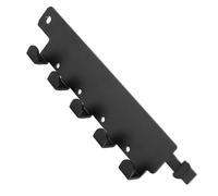 ZAICOLER L Fit for Track Hooks Aluminum Alloy Tool Organizer for Garage and RV Black 5 Hooks Space Saving