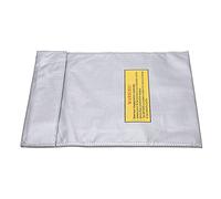 ZAICOLER Lipo Battery Fireproof Explosion Proof Bag for Safe Charging and Storage, Resistant to High Temperature for Various Aircraft Batteries (Silver)