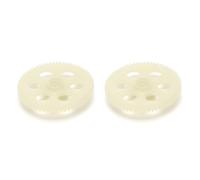 ZAICOLER Low Noise Direct Replacement Gear Set for C138 PRO RC Helicopter, Stable Power Transmission, Fit for RC ERA Bell 206, Plastic Material, 2 X Gear