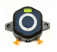 ZAICOLER Magnetic Angle Finder for Wall Hanging,0-90 Degree | 360° Rotating Dial with Bubble Level,Impact Resistants,Suction Cup Mount for Tilemetal for Diyers Working,Lock Precise Angles