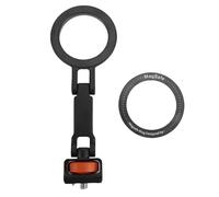 ZAICOLER Magnetic Phone Tripod Mount 1/4 Inch Threaded Interface N52 Strong Magnet Phone Tripod Mount Adapter with 360 Degree Angle Adjustment Aluminum Alloy for Photography Video