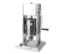 ZAICOLER Manual Sausage Stuffer Efficient 3L Stainless Steel Vertical Sausage Maker with 4 Stuffing Tubes for Home and Commercial Use