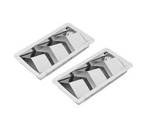 ZAICOLER Marine Stainless Steel Louvered Fit for Vent Highly Rustproof for Boats Airflow Control 3 Slots for Various Boats