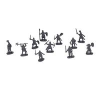 ZAICOLER Medieval Lifelike 200pcs Mini Soldiers Toy Plastic for 3 Years Old Above, Educational Soldier Figures Model for Kids, Birthday Pretend Games