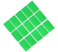 ZAICOLER Metal Business Card Blanks, 50PCS Aluminum Business Name Engraving 2.1x3.4in Metal Cards Metal Business Cards for Company's Culture and Personal Demeanor (Green)