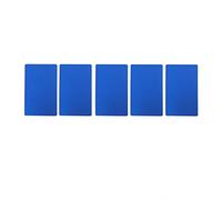 ZAICOLER Metal Business Card Blanks, 50PCS Aluminum Business Name Engraving 2.1x3.4in Metal Cards Metal Business Cards for Company's Culture and Personal Demeanor (Blue)