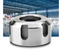 ZAICOLER Metal Collet Nut Chuck Holder for ER25UM Lathe Tool Holding Collet Clamping Hardened Ground for Drilling, Boring, ER25 Chuck and Enthusiasts Black 4.5 * 4.5 * 2.5cm 1pcs (M32*1.)