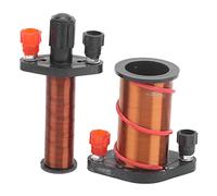 ZAICOLER Metal Physical Electromagnetic Induction Coil Experiment Instrument for Demonstrating Lenz's Law Secondary Coil Set Teaching Accessory