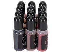 ZAICOLER Metallic Alcohol Ink 12 Colors Set Highly Concentrated Leakproof Alcohol Paint for Resin Art Painting, 10ml Bottles for Beginners, Ideal for Art