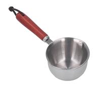 ZAICOLER Milk Pot Butter Warmer Mini Saucepan 304 Stainless Steel Induction Bottom for Melting Butter Heating Milk with Dual Pour Spouts Cool Handle (120ML)
