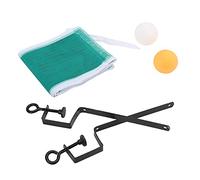 ZAICOLER Mini Table Tennis Net Set Portable Children Mesh Ball Post Set for Kids Birthday Gift, Portable Handheld Mini Table Tennis for Any Flat Surface, Durable Ferroalloy Glass Fiber Mesh, Shown
