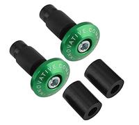 ZAICOLER Motorcycle Handlebar End Caps Durable Aluminum CNC 7/8inch Plug Caps for Racing ATV Offroad, Universal Fit for Most Motorcycles (Green)
