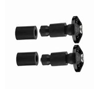 ZAICOLER Motorcycle Handlebar End Caps Durable Aluminum CNC 7/8inch Plug Caps for Racing ATV Offroad, Universal Fit for Most Motorcycles (Black)