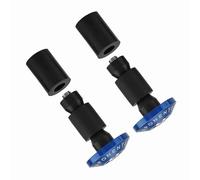 ZAICOLER Motorcycle Handlebar End Caps Durable Aluminum CNC 7/8inch Plug Caps for Racing ATV Offroad, Universal Fit for Most Motorcycles (Blue)