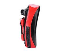 ZAICOLER Muay Thai Boxing Kicking Shield Durable Punching Target for Complete Workout of Punches, Elbows, Kicks and Knees for Training, Materials (Black Red)
