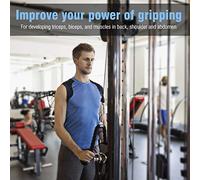 ZAICOLER Muscles Developing Nylon Cable Attachment Durable for Gym Push Pull Press Bodybuilding Training Nylon Black 26.0 X 2.6 Inch