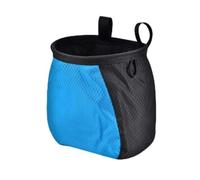 ZAICOLER Outdoor Chalk Bag with Adjustable Waistband Dirt-proof Polyester Material Soft Velvet Interior for Climbers Red/Blue 6.3 * 4.7 * 3.1inch (Blue)